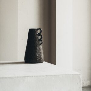 Black Porcelain Vase